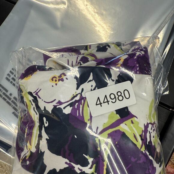 Christopher & Banks Jacket Women M Medium Purple Floral Button Up Collared - Picture 7 of 7